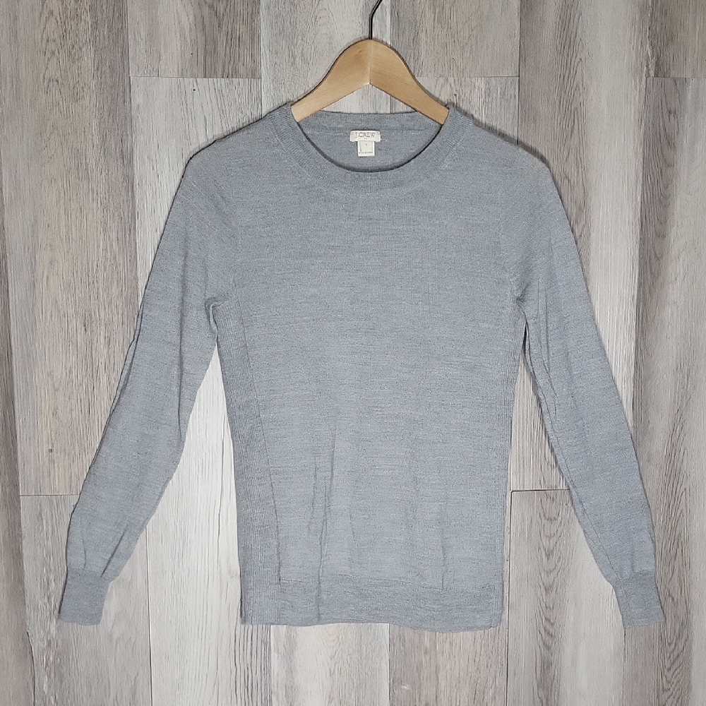 J Crew Womens Small Merino Wool‎ Sweater Lightweight Casual Classic